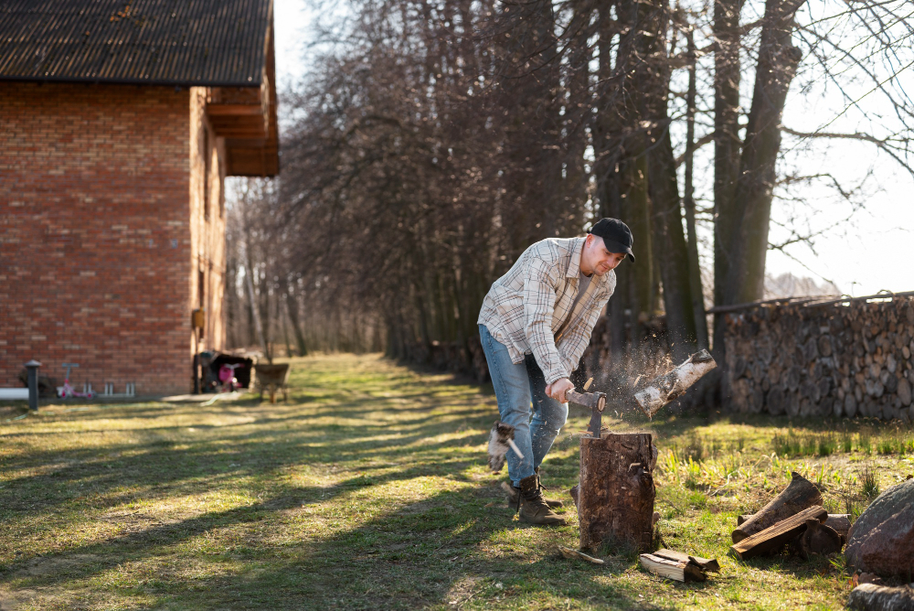 G McColl Tree Services | Tree Removal, Pruning & Tree Work Services Sydney G McColl Tree Services | Tree Removal, Pruning & Tree Work Services Sydney Man Splitting Wood Outdoor